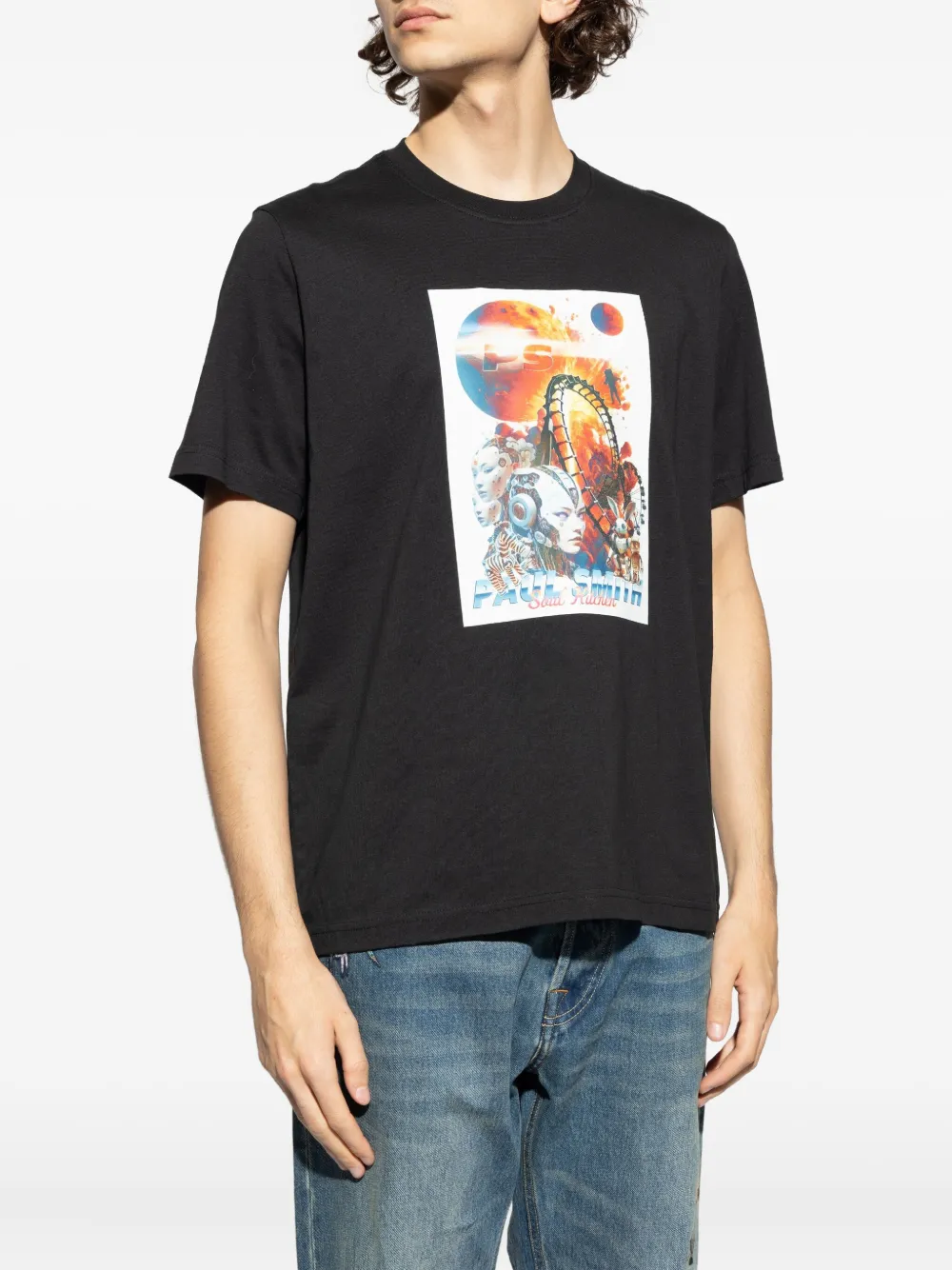 PS Paul Smith T-shirt met print Zwart