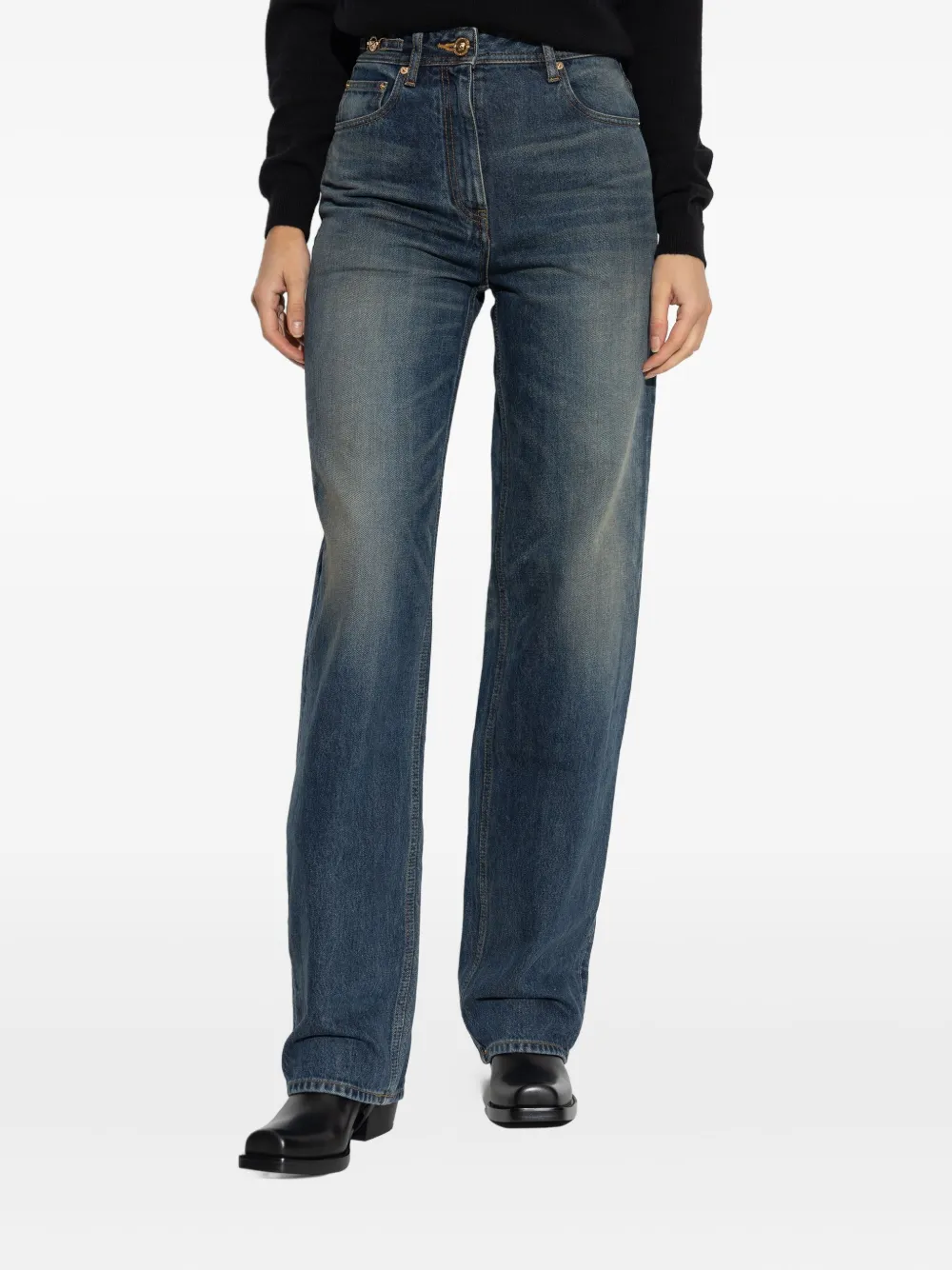 Versace Jeans met plakkaat Blauw