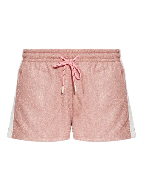 The Upside drawstring side-stripe shorts