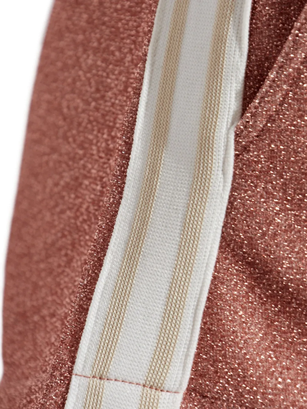 The Upside Shorts met trekkoord en zijstreep Roze