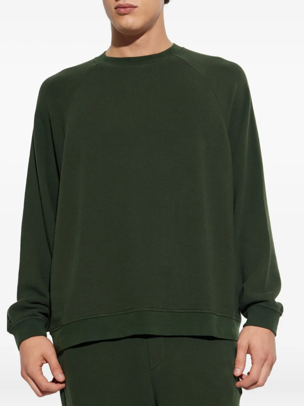 American Vintage Sweater met raglan mouwen Groen