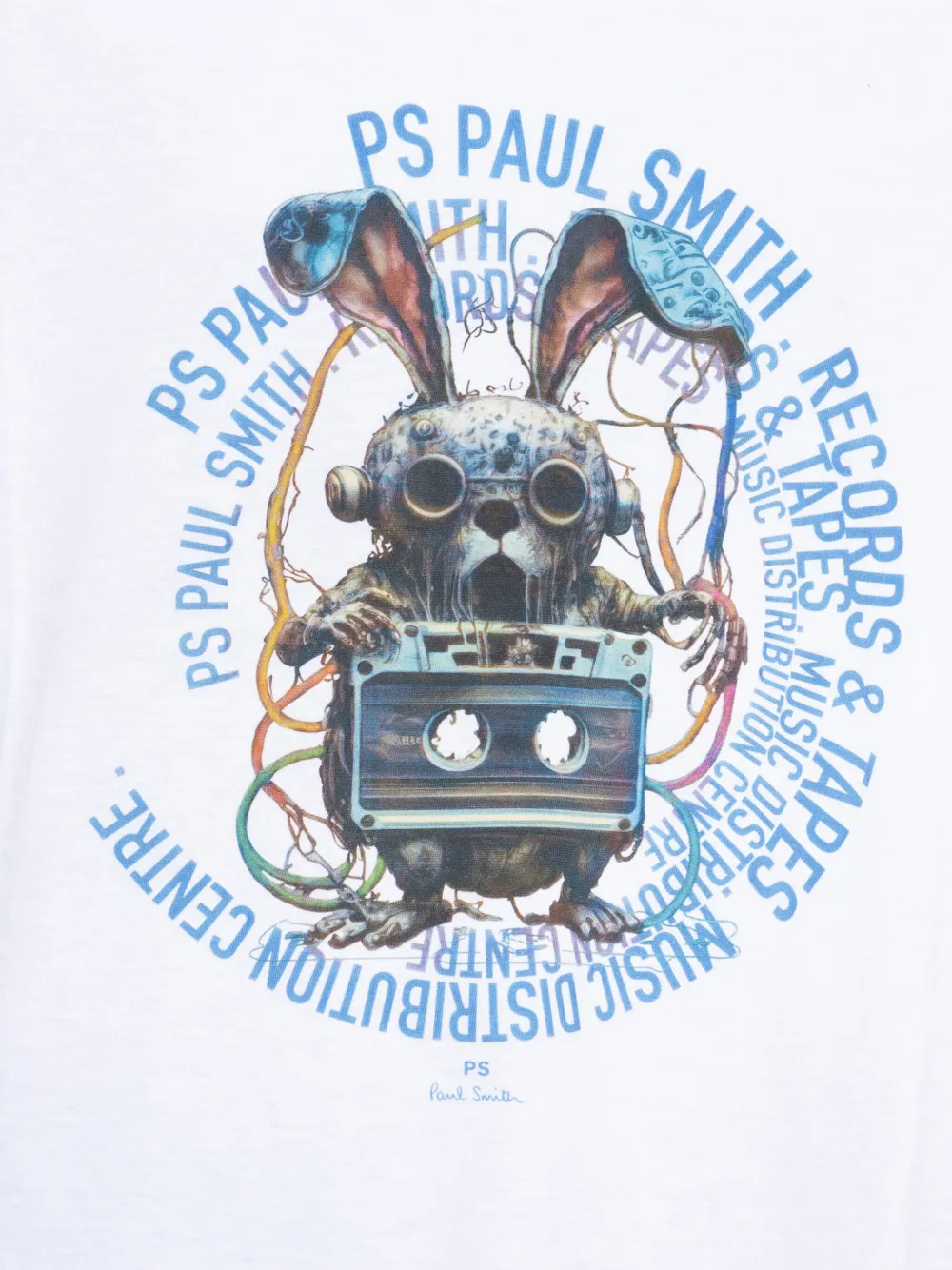 PS Paul Smith T-shirt met grafische print Wit