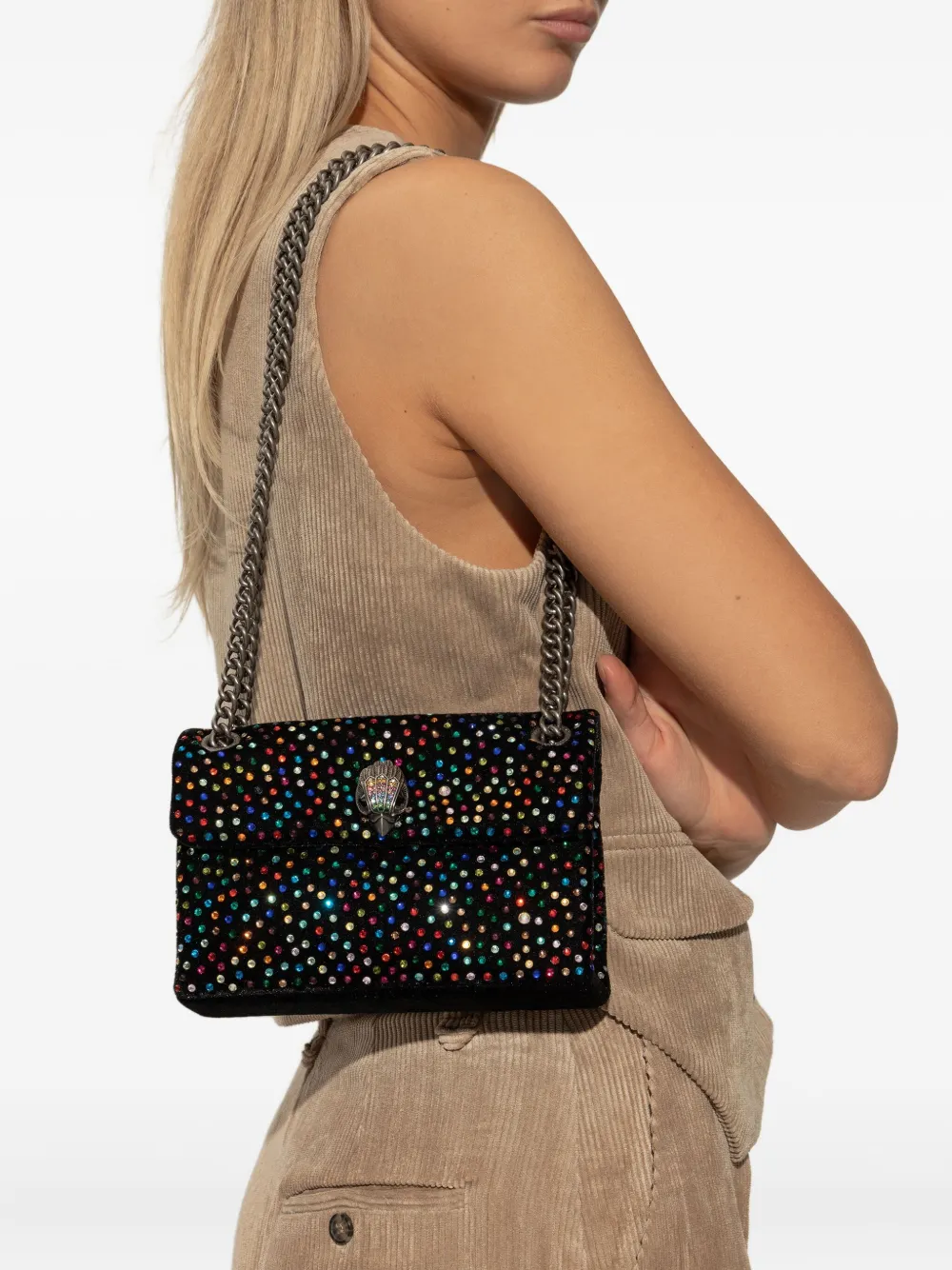 Kurt Geiger Mini Kensington Shoulder Bag In Black