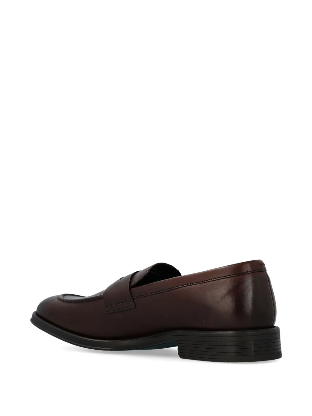 PS Paul Smith Leren penny loafers Bruin