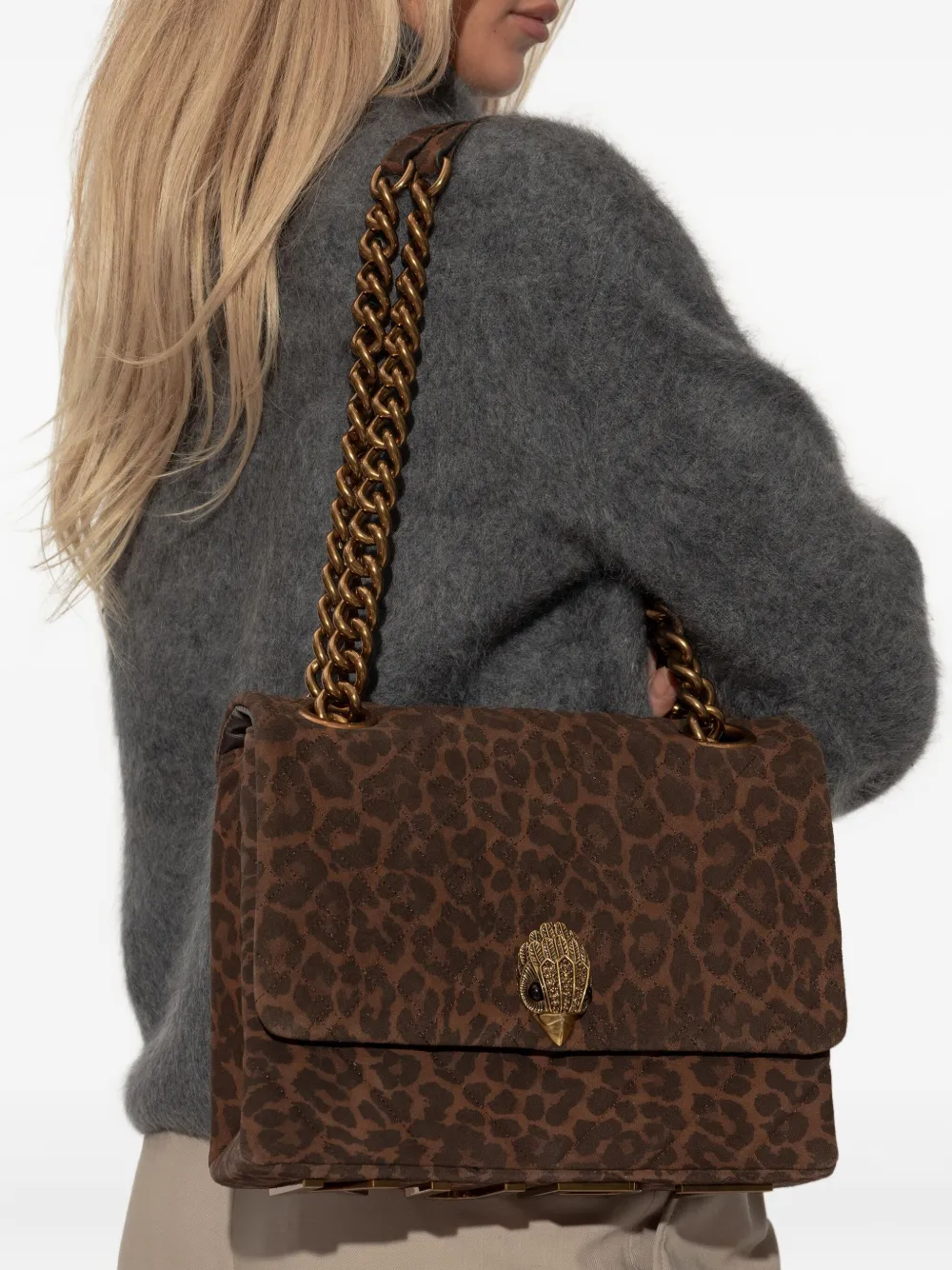 Kurt Geiger London large Kensington Kurt tote bag - Bruin
