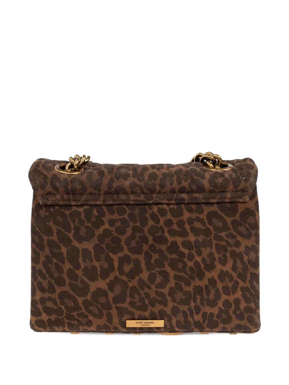Kurt Geiger Large Kensington Kurt Tote Bag In Brown