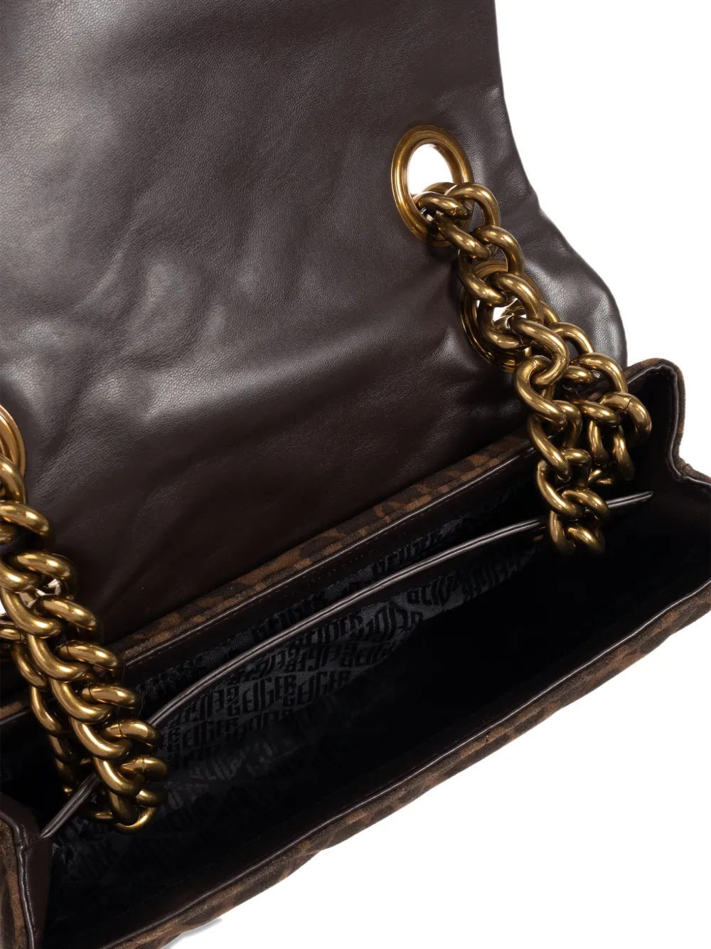 Kurt Geiger Large Kensington Kurt Tote Bag In Brown
