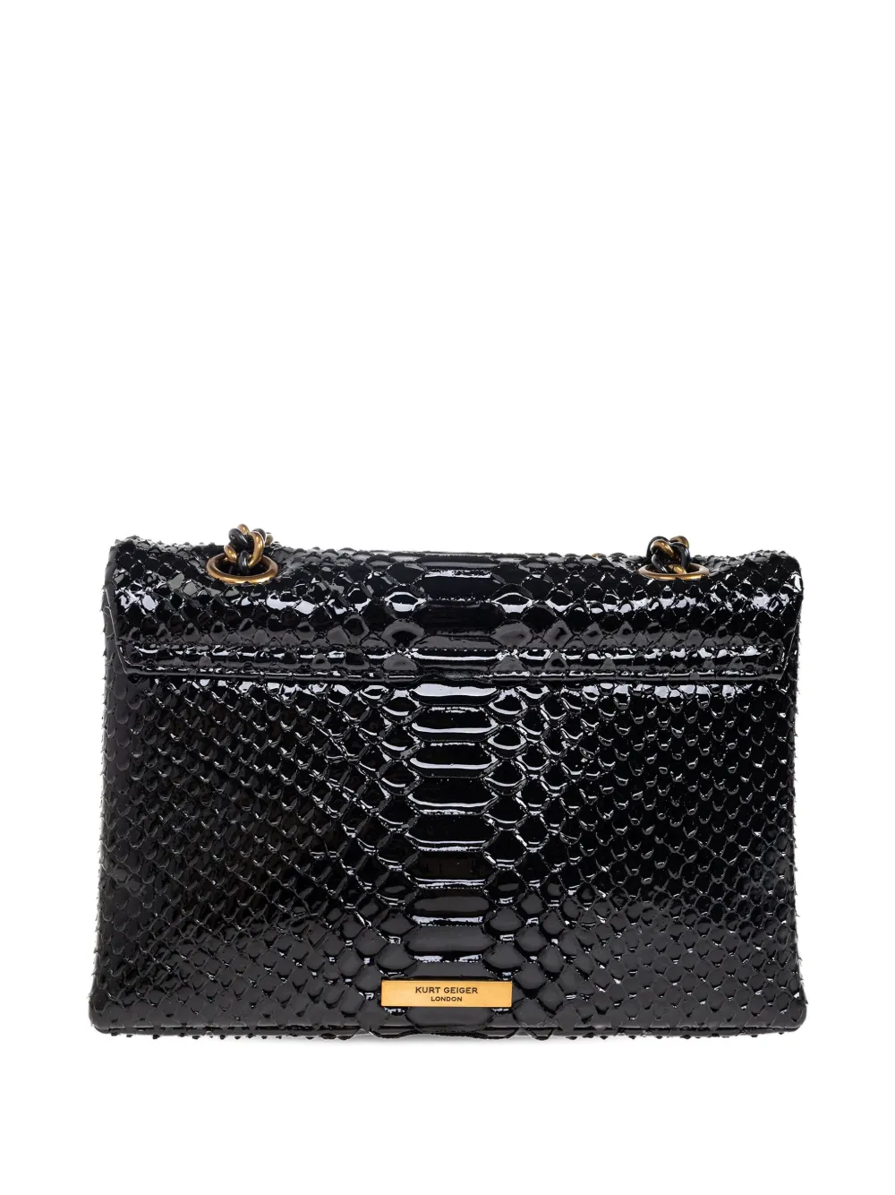 Kurt Geiger Kensington Leather Tote Bag In Black