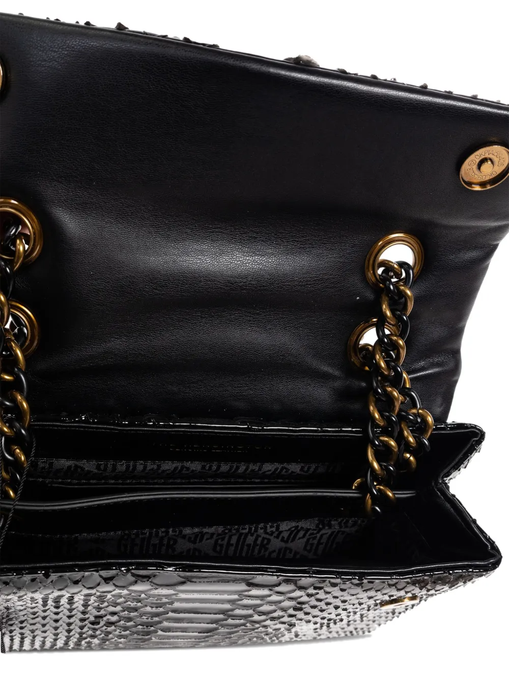 Kurt Geiger Kensington Leather Tote Bag In Black