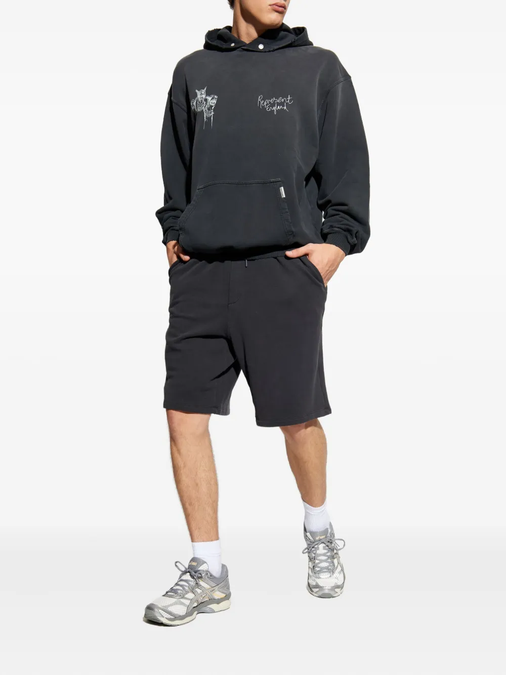 American Vintage Atubay drawstring-fastening shorts | Track & Running Shorts | Image 2