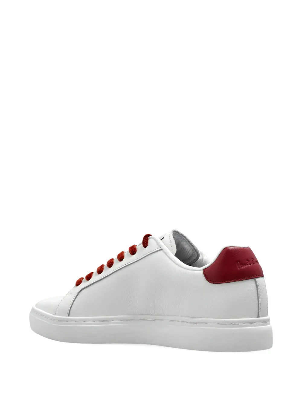 Paul Smith heart-print leather sneakers Wit