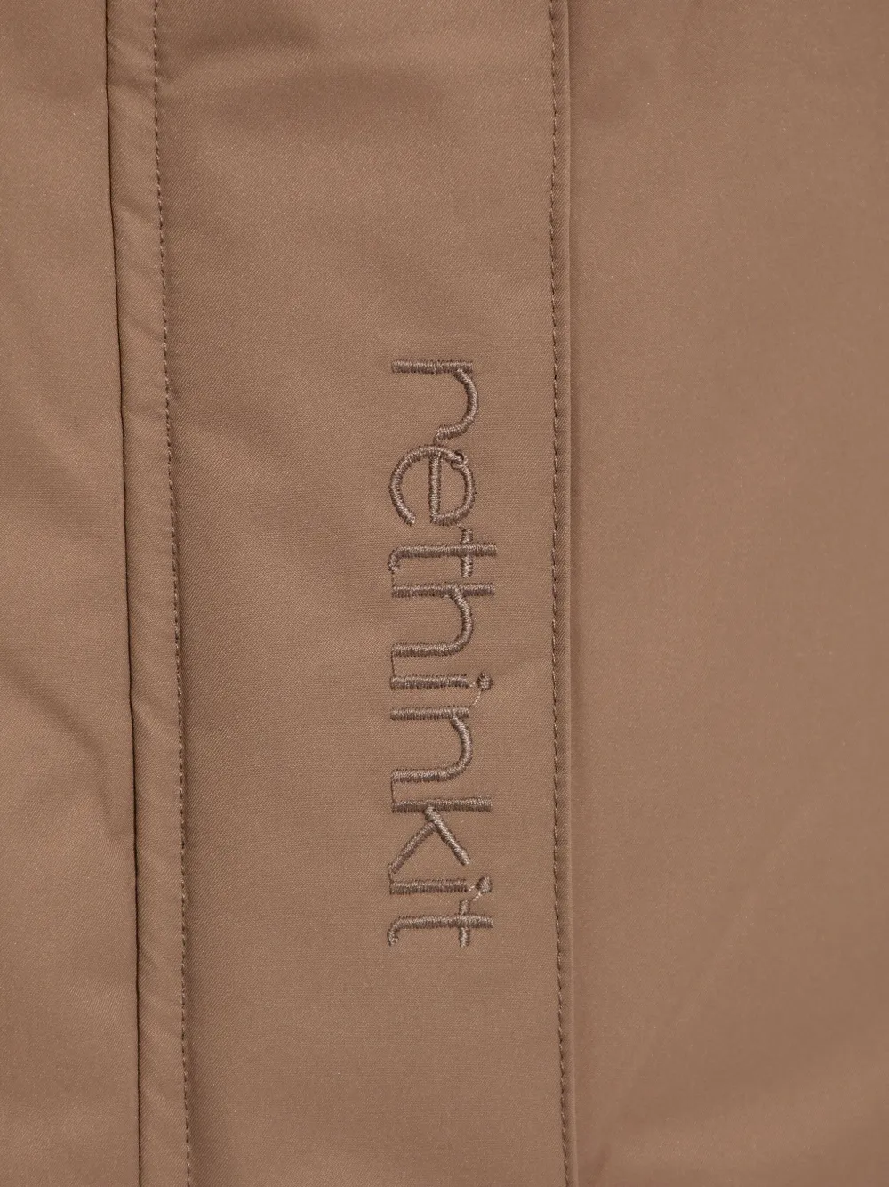 Rethinkit Studios Hooded Quilted Parka Coat In Multi