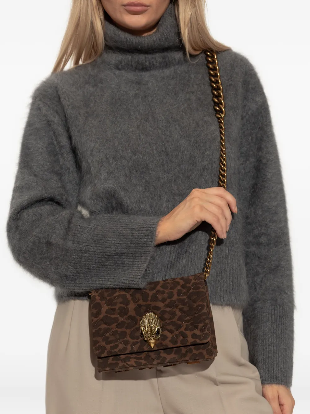 Kurt Geiger London mini Kensington Kurt tote bag - Bruin