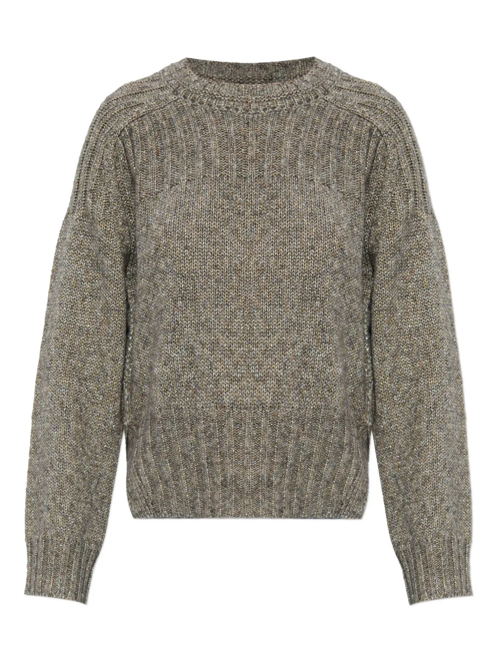 MUNTHE ribbed knit sweater | Grey | Image 1