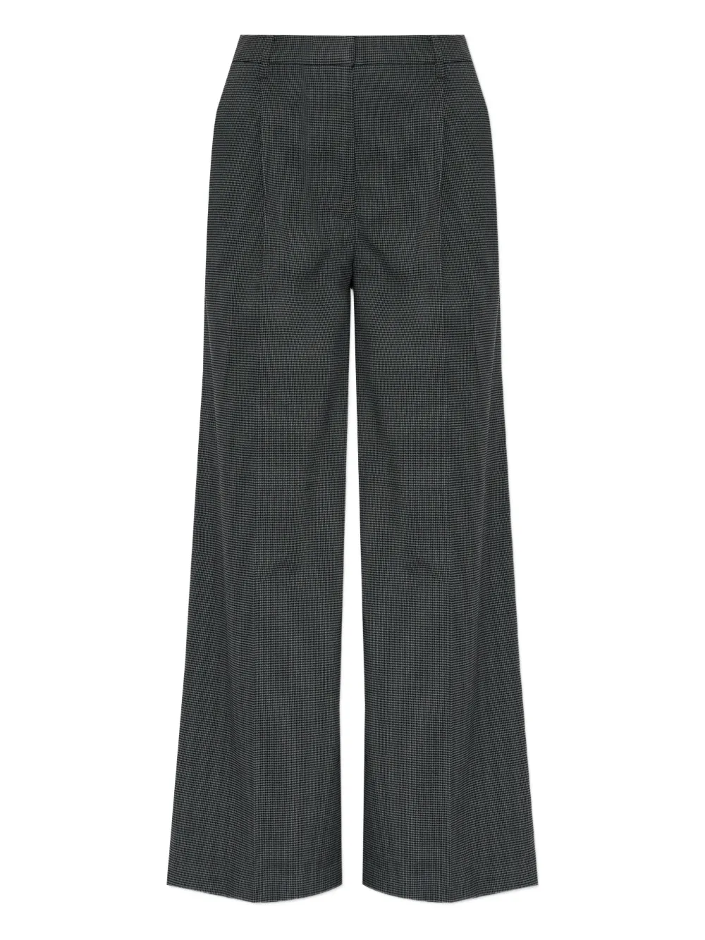 Munthe Houndstooth Trousers In Gray