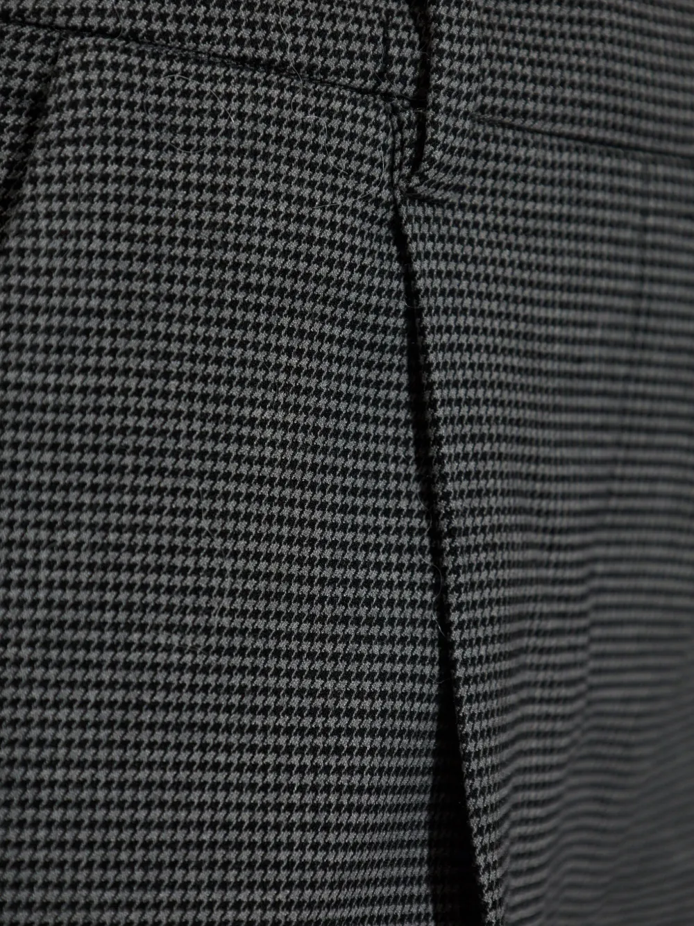 Munthe Houndstooth Trousers In Gray