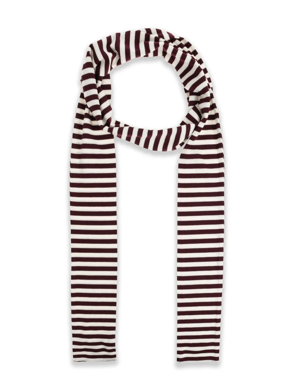 MUNTHE Lizi striped scarf | Red | Image 1