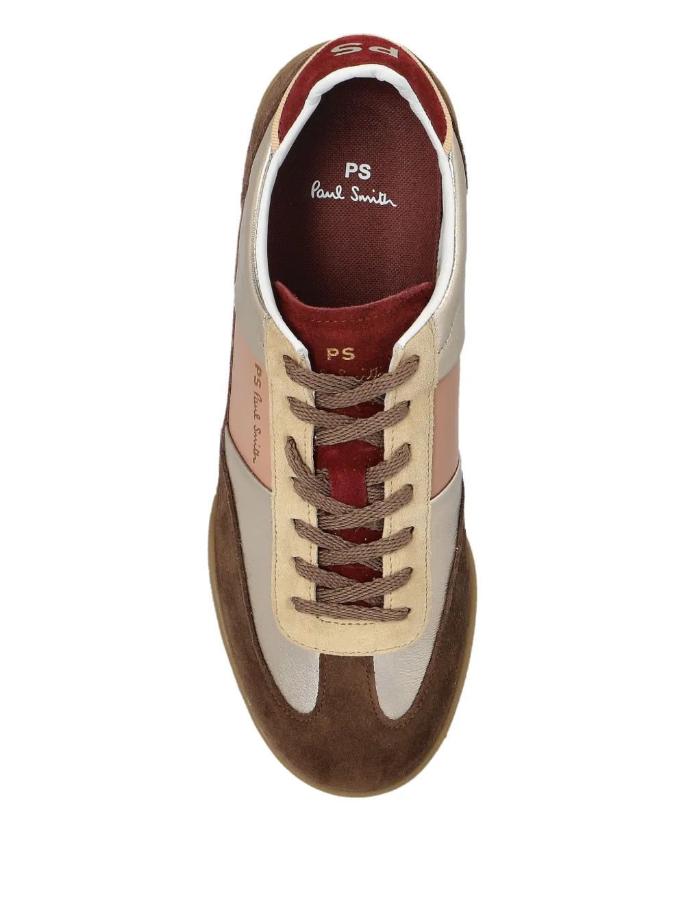 Paul Smith Dover metallic-panel sneakers Bruin