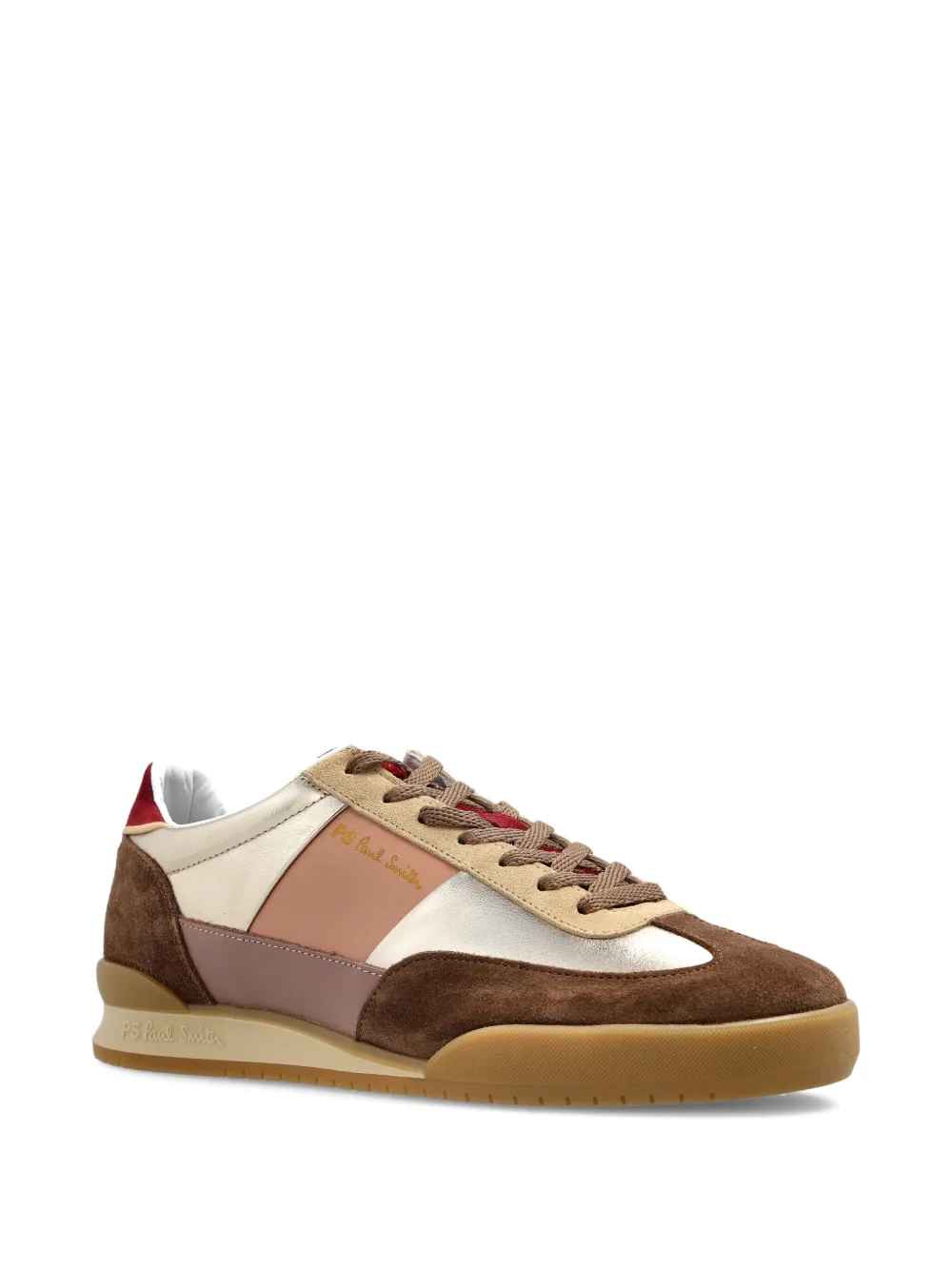 Paul Smith Dover metallic-panel sneakers - Bruin