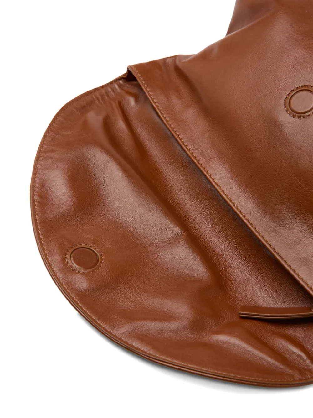 Marsèll Dromi 2 leren schoudertas met omslag Bruin