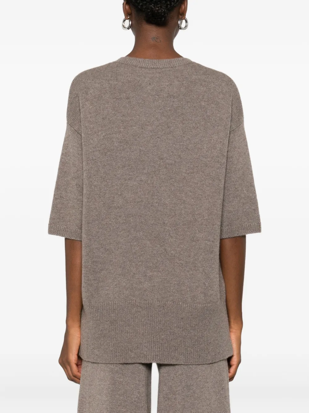 Lisa Yang Cashmere Sweater In Brown