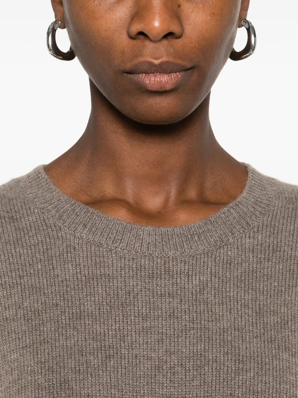 Lisa Yang Cashmere Sweater In Brown