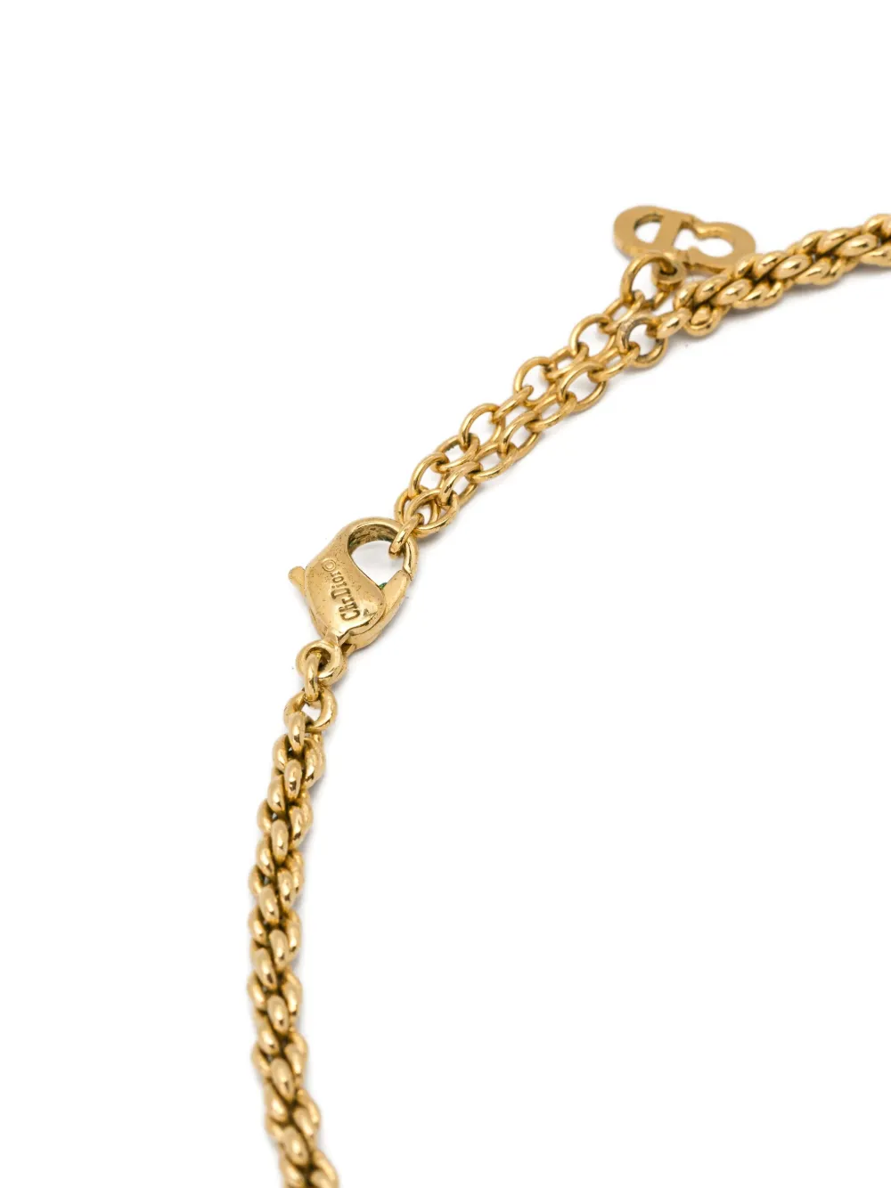 Christian Dior Pre-Owned 1990s crystal flower necklace | Image 2