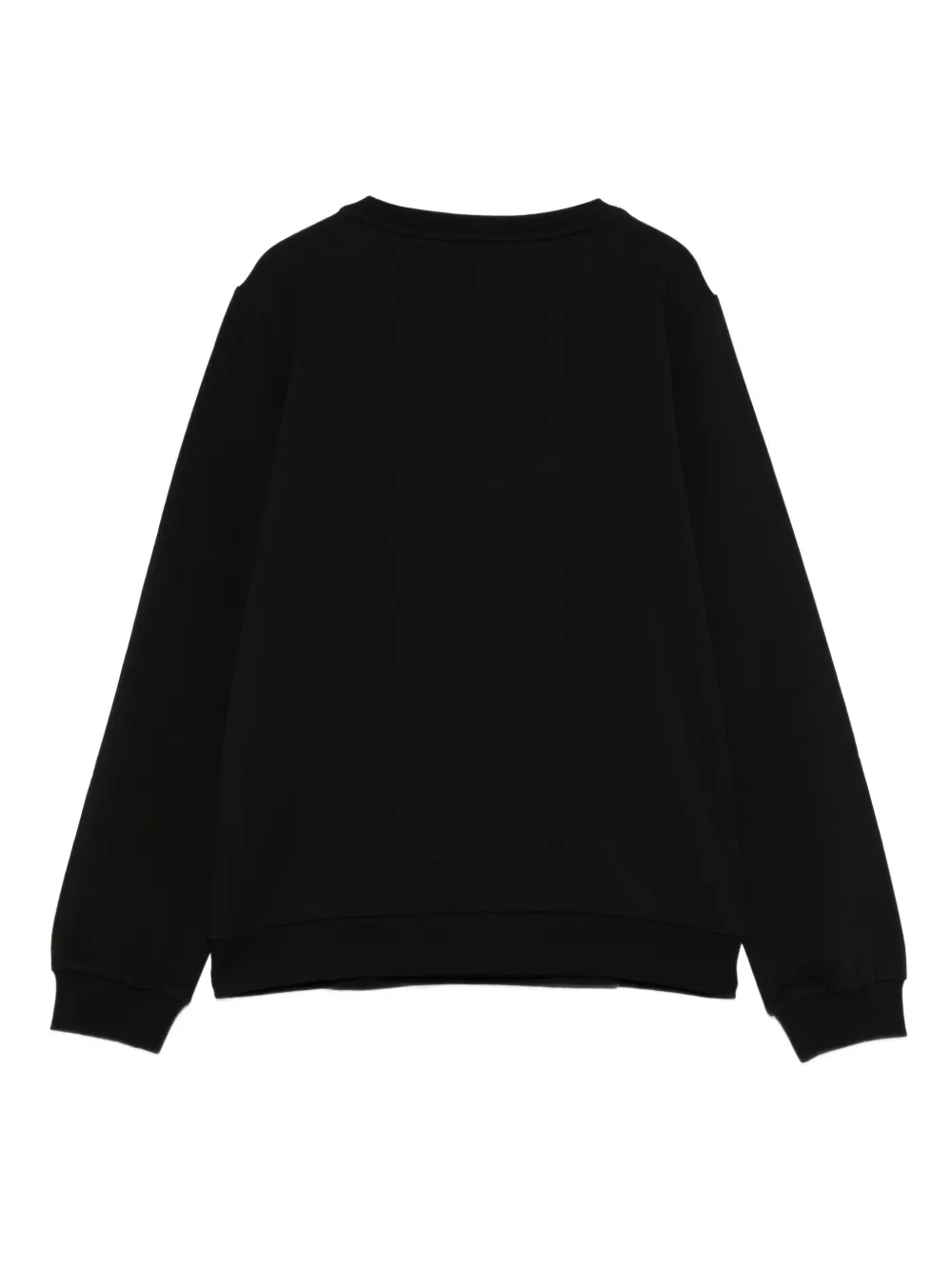 Liu •jo Rhinestone-logo Sweater In Black