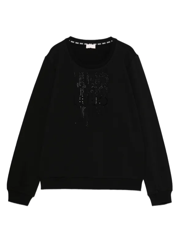 Liu Jo Sweatshirt Mit Strass LIU JO Sweatshirt Mit Strass-Logo