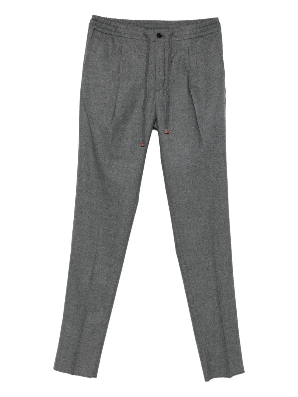 Incotex Pleat-detail Trousers In Gray