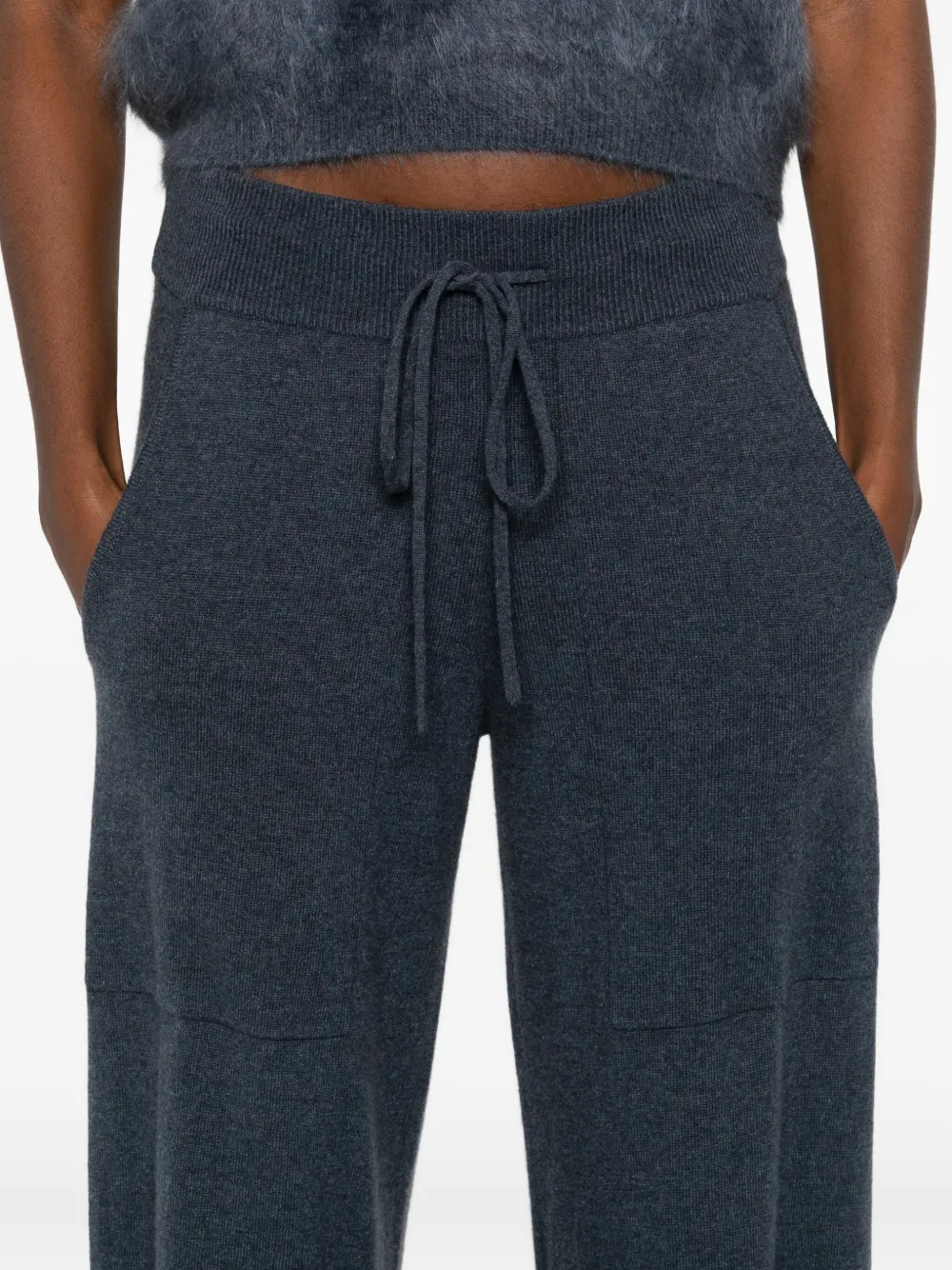 Lisa Yang Drawstring Trousers In Blue