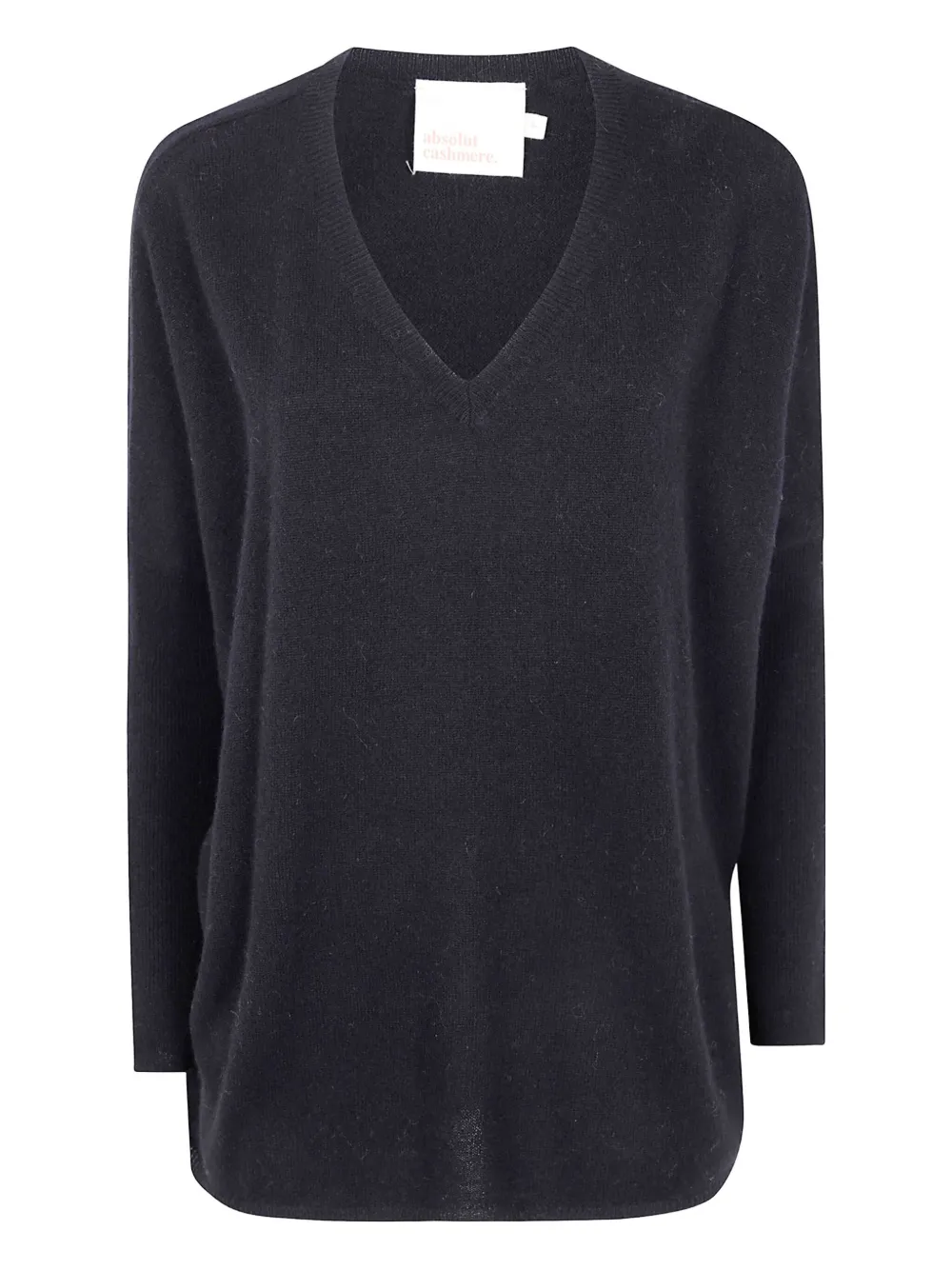 absolut cashmere V-neck cashmere sweater | Black | Image 1