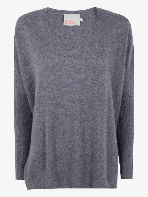 absolut cashmere kashmirsweater med V-hals