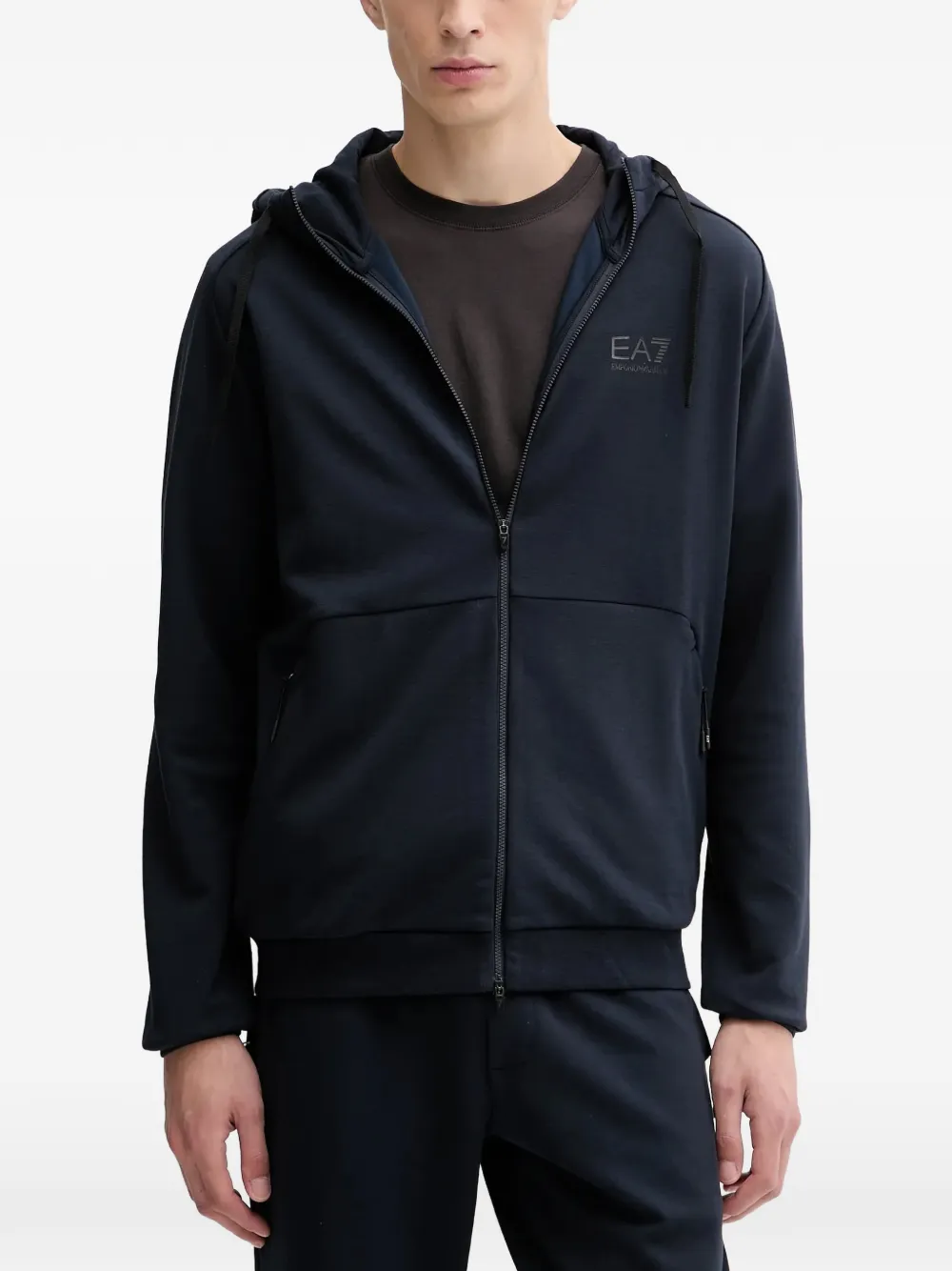 Ea7 Logo-detail Drawstring Tracksuit Set (set Of Two) In Blue