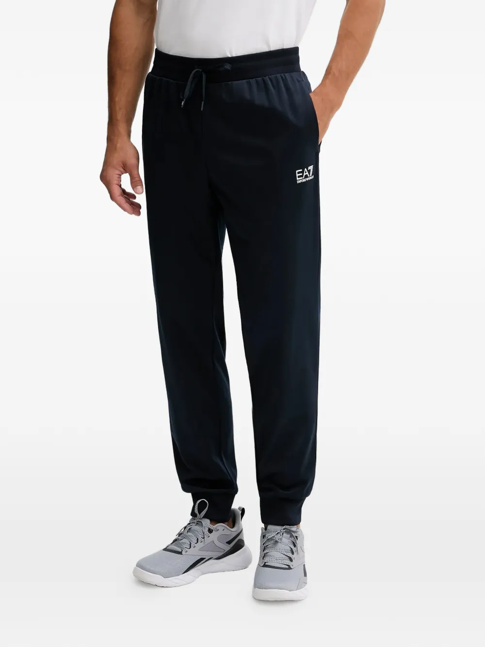 Ea7 Logo-detail Stripe Tracksuit Set (set Fo Two) In Blue