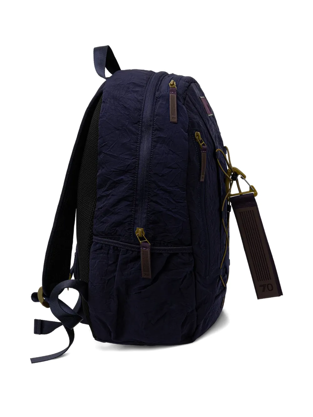 Ea7 Logo-detail Backpack In Blue