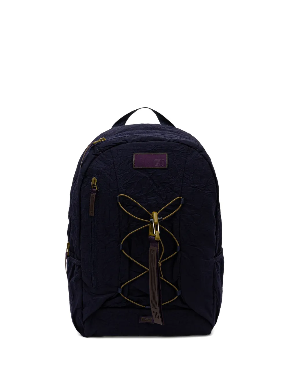 Ea7 Logo-detail Backpack In Blue
