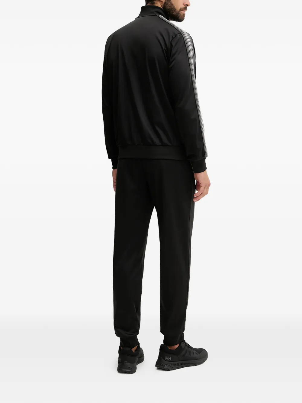 Ea7 Logo-detail Track Pant Set (set Of Two) In Black