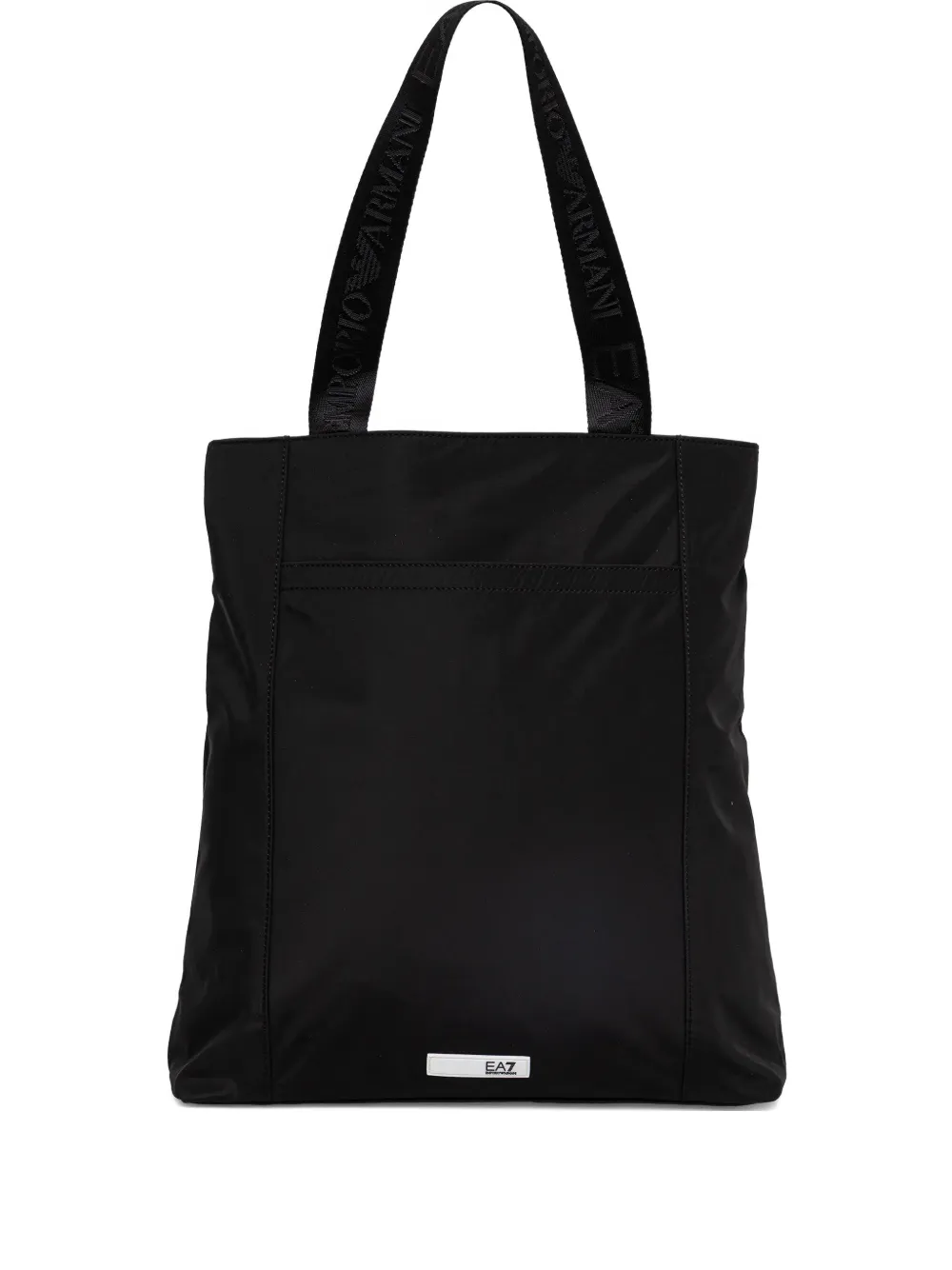 Ea7 Emporio Armani top-zip tote bag - Nero