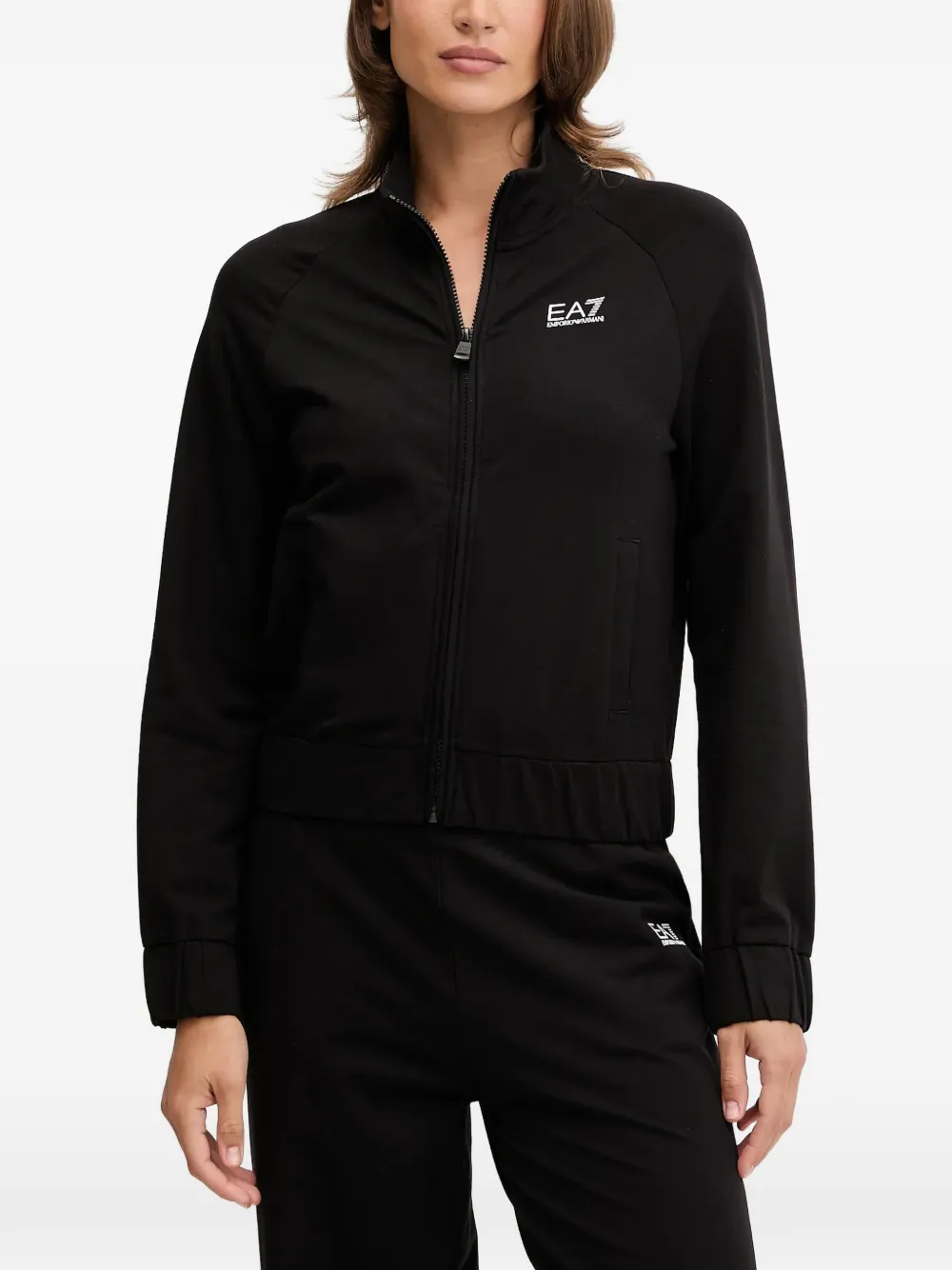 Ea7 Logo-detail Tracksuit Set (set Of Two) In Black