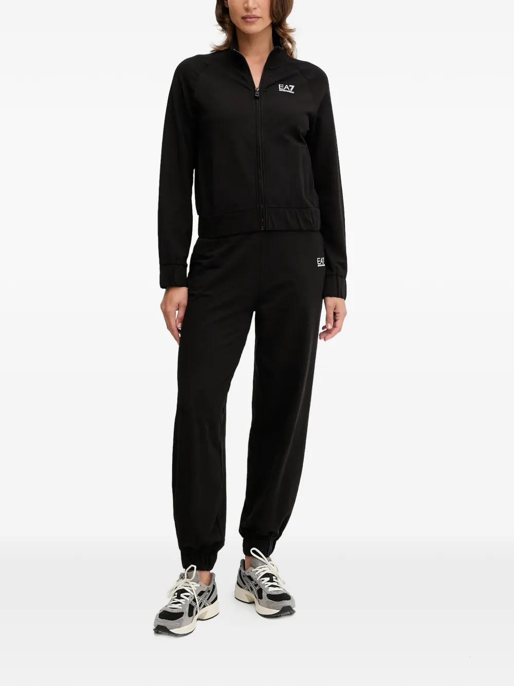 Ea7 Logo-detail Tracksuit Set (set Of Two) In Black