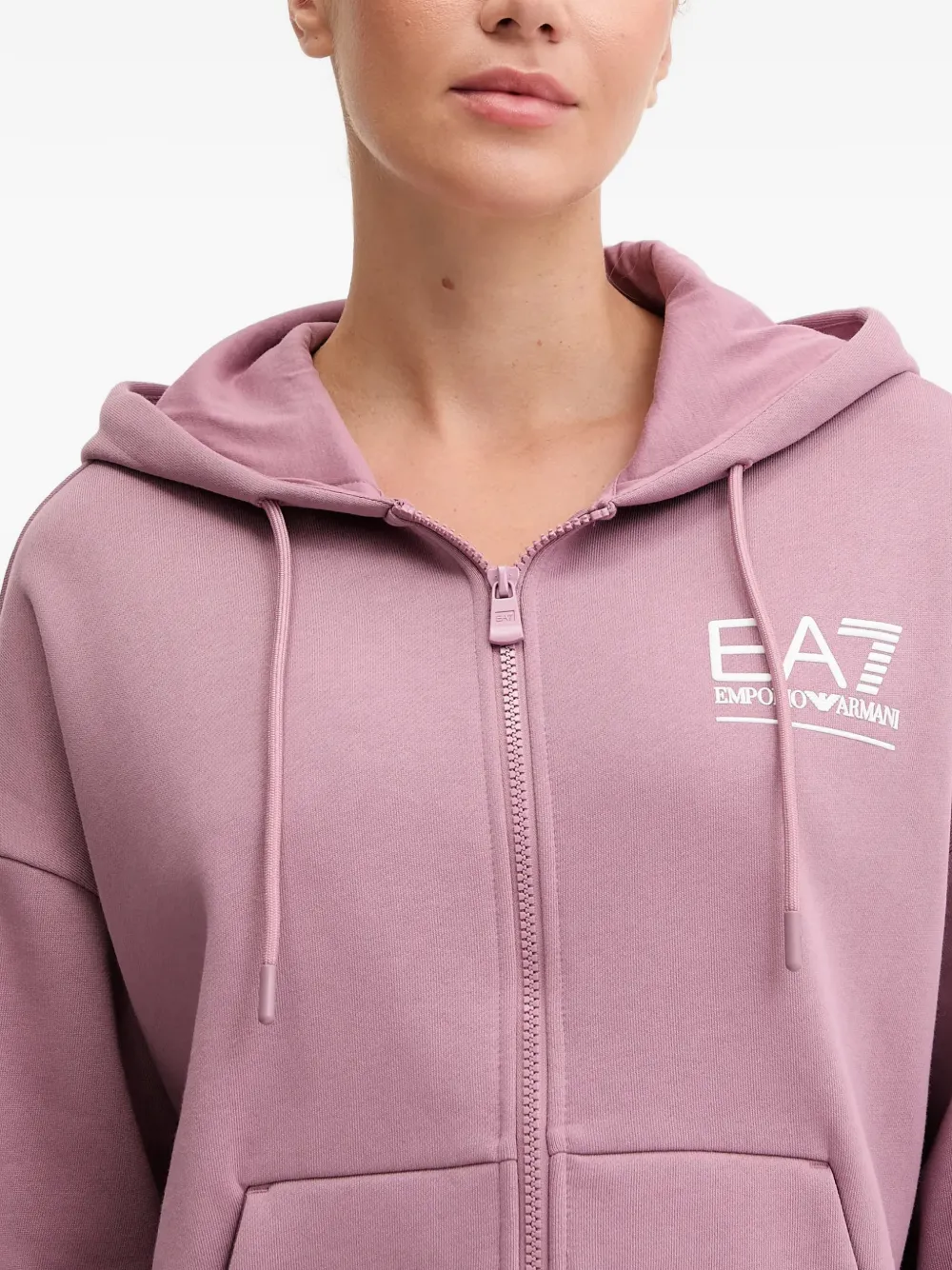 Ea7 Logo-detail Tracksuit Set (set Of Two) In Pink