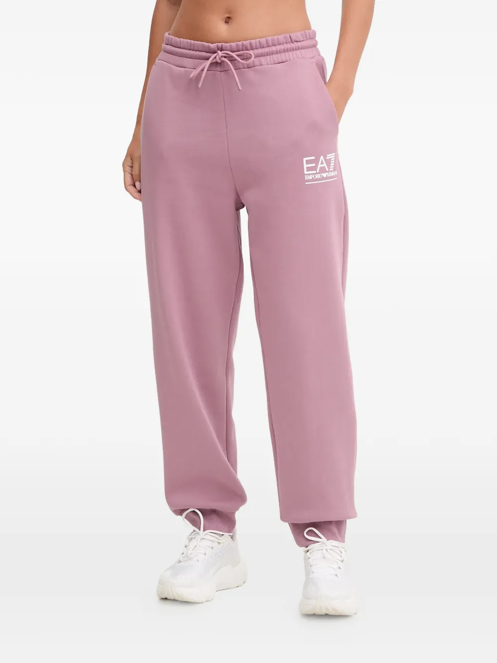Ea7 Logo-detail Tracksuit Set (set Of Two) In Pink