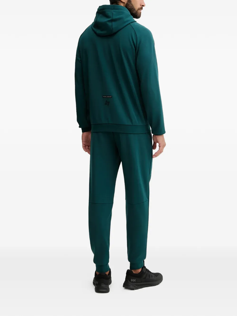 Ea7 Zip-up Hooded Tracksuit Set (set Of Two) In Green