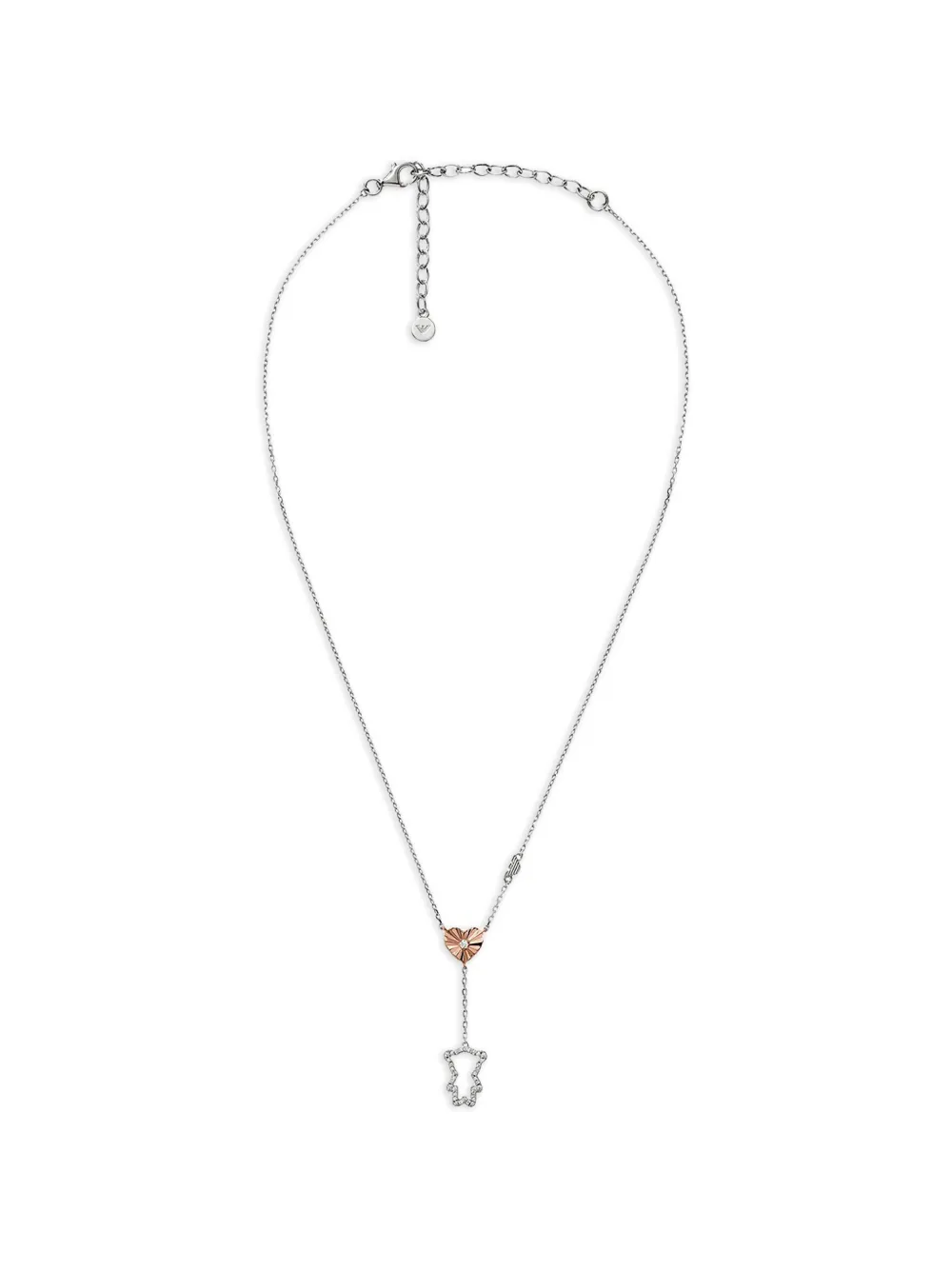 Emporio Armani Manga Bear necklace - Silber