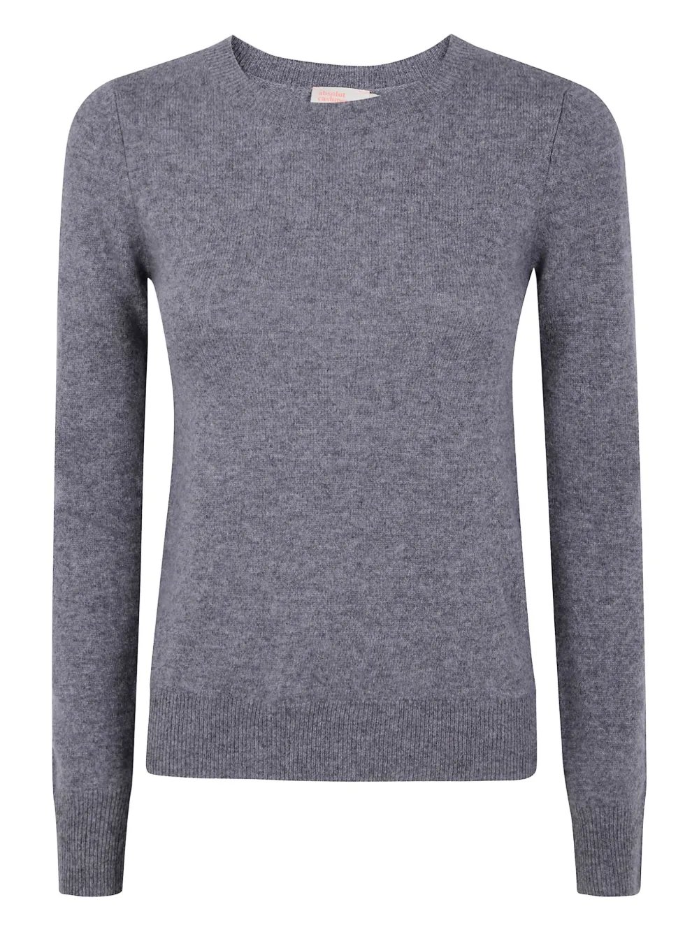 Absolut Cashmere Round-neck Cashmere Sweater In Gray