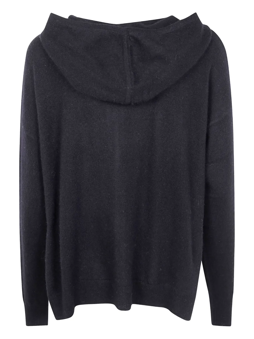 Absolut Cashmere Hooded Zip-front Cashmere Cardigan In Black