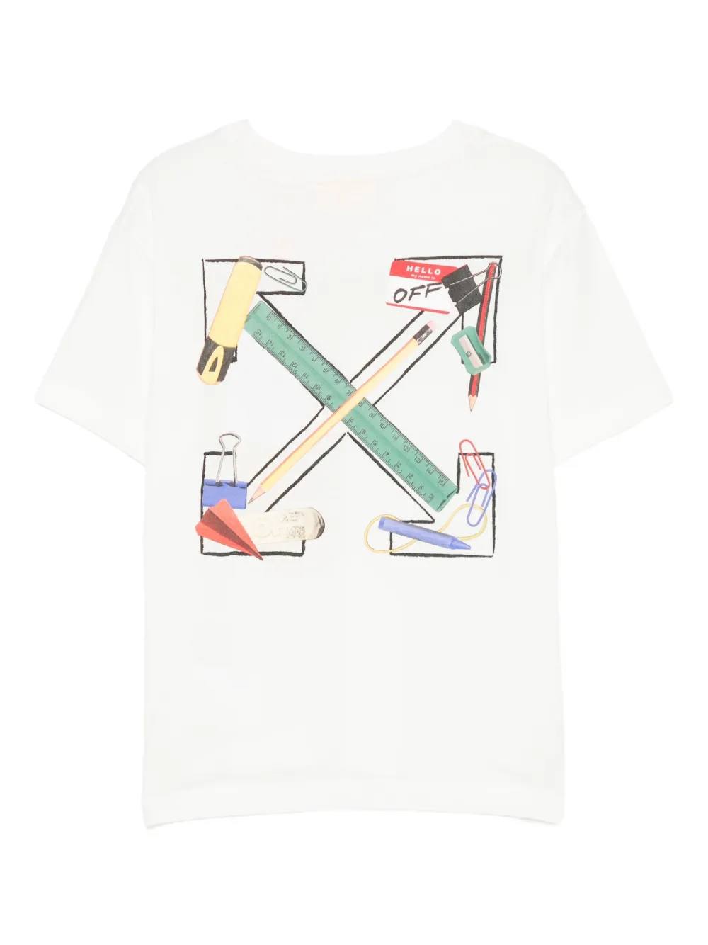 Off-White Kids logo-print short-sleeves T-shirt | Boys T-Shirts | Image 2