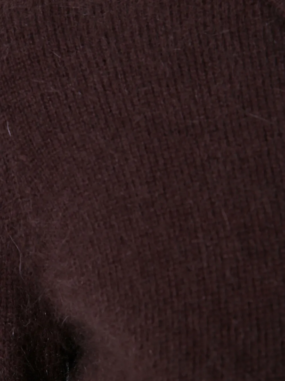Twinset Polo-neck Short-sleeve Top In Brown