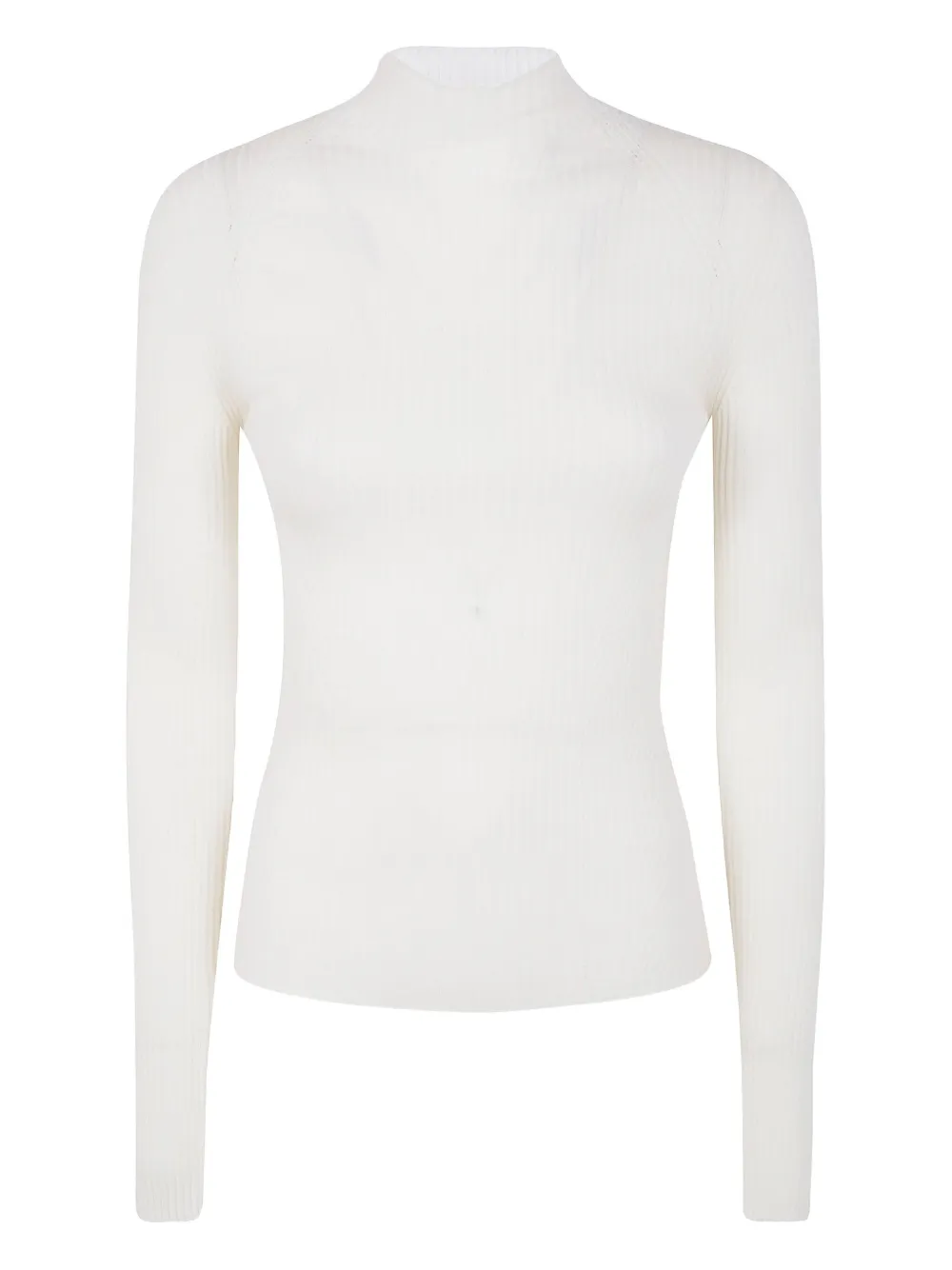 Twinset Twin-set Turtle Neck Sweater In White